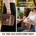 thumbnail image 4 of ZUXONGSY Leather 3D Owl Print Bible Cover for Women Quilted Bible Carrying Case Large ChuZU Bag with Handle Christian Gift for Daily Use, 4 of 7