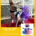 thumbnail image 3 of SEWACC Independence Day Costume for Dogs with Assorted Color Gauze Tutu Skirt for Props, 3 of 8
