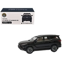 2023 Toyota Fortuner Attitude Black 1/64 Diecast Model Car by Paragon