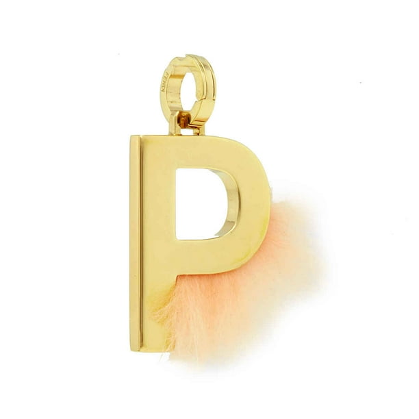 Fendi Gold Ladies Bag Charms Letter P Com - Fendi Letter Pendant Fendi Gold Ladies Bag Charms Letter P Com - Fendi Letter Pendant
