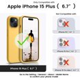 thumbnail image 6 of Compatible with iPhone 15 Plus Case, Silicone Shockproof Slim Thin Phone Case for iPhone 15 Plus (6.7 inch), (Yellow), 6 of 6