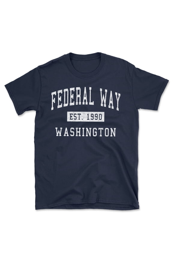 Federal Way Washington Classic Established Men's Cotton T-Shirt