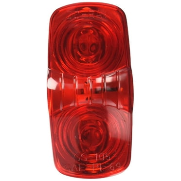 Truck-Lite 1211 Red Marker Clearance Light (For Trucks/Trailers, Two Bulb Replaceable)
