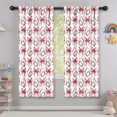 thumbnail image 5 of Blackout Kids Curtains,Pink Baseballs and Bows Pattern Childrens Insulated Curtains Set Of 2,Bedroom Essentials,Toddler Room Decor 42"x63", 5 of 5