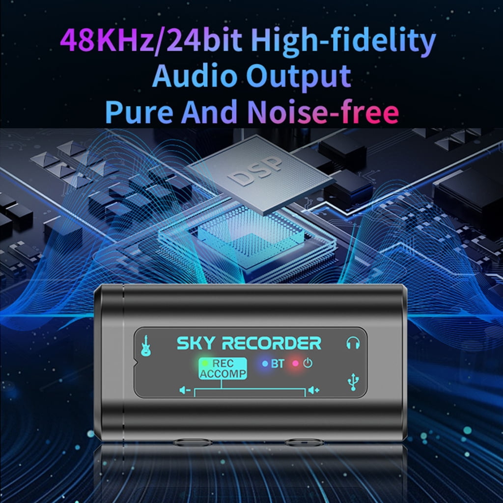 lanema Professional Voice Activated Digital Sound Device Digital Voice Recorder 48KHz Noise Cancelling Recording Support Player