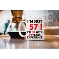 thumbnail image 6 of 57th Birthday Gifts for Men, Funny 57 Year Old Gift Coffee Mug, 1964 57th Birthday Mugs for Him, Dad, Uncle, Husband, Brother, Grandpa, Friend, 11 oz Tea Cup I''M NOT 57, 6 of 6