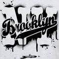 thumbnail image 3 of CafePress - Brooklyn NY Graffiti Spray Light T Shirt - Men's Classic Graphic T-Shirt, 3 of 4