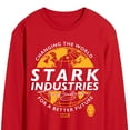 thumbnail image 2 of Marvel Iron Man - Stark Industries - Men's Long Sleeve Graphic T-Shirt, 2 of 4