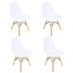 thumbnail image 1 of Silla Tipo Eames Moderna Set 4 Pzas Para Comedor Minimalista blanco, 1 of 7