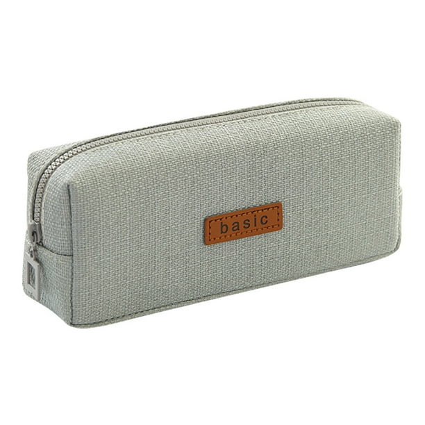 Estuche de lápices cuadrado simple de papelería estuche de lápices de lino de algodón puro para estudiantes Adepaton BST3008824-4