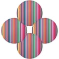 thumbnail image 2 of GZHJMY Mexican Serape Blanket Stripes Round Placemats Set of 1, Non-Slip Table Mats Washable Heat Resistant Place Mats for Kitchen Dining Table Home Decor, 15.4 Inch Table Mat, 2 of 7