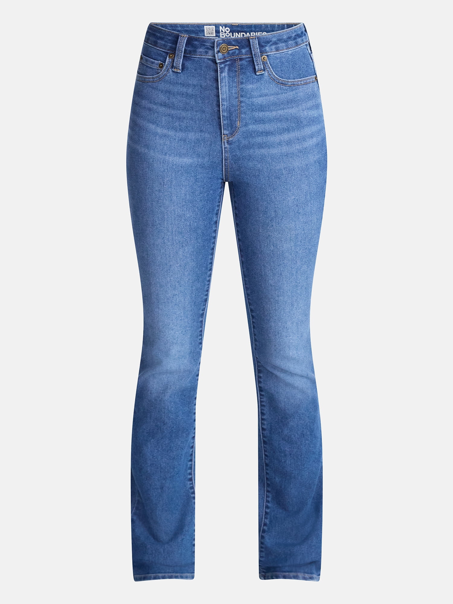 No Boundaries Stretch Denim Bootcut Jeans, 32" Inseam, Women's and Plus Sizes 00-28W