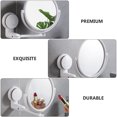 thumbnail image 3 of Miangastore Creative Suction Cup Makeup Mirror Simple Style Wall Mounted Mirror for Bathroom, 3 of 8