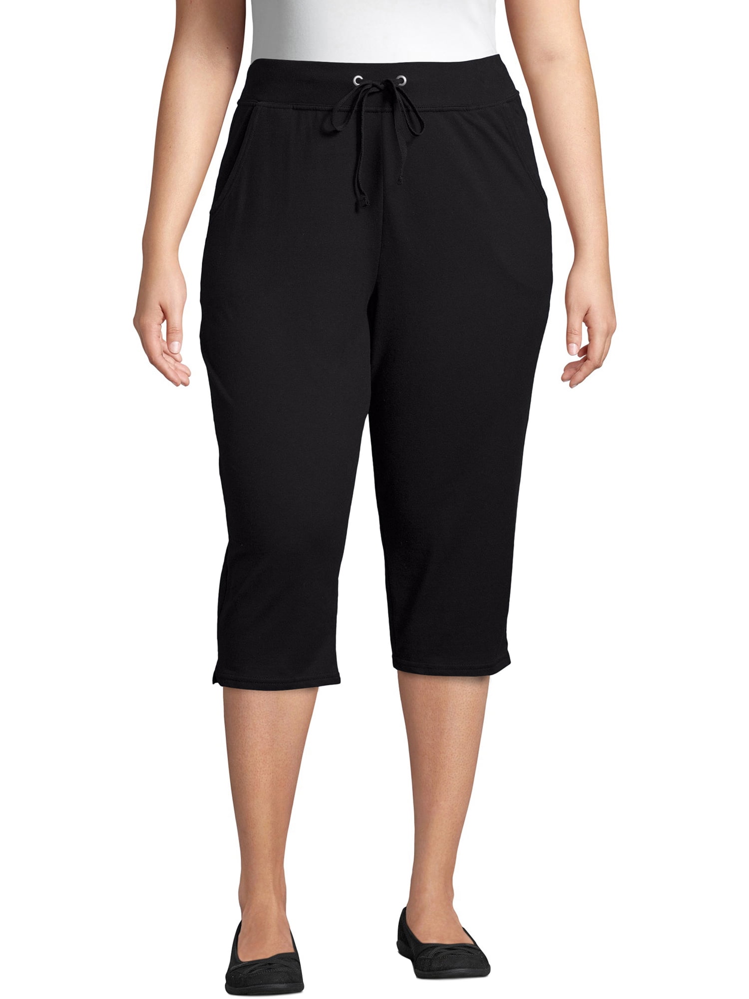 Just My Size Women's French Terry Capri 