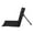 Black, variant on Nieyigj Portable Beach Floor Chair with Back Support Folding Lightweight Breathable Camping Chair for Outdoor Fishing, Brown (14.6x15.4x16.5 inches / 37x39x42 cm)