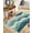 Turquoise, variant on Navy Blue Ombre Large Area Rug 4x6ft Woven Runner Rug,Modern Geometric Moire Abstract Art Washable Living Room Bedroom Kitchen Bathroom Classroom Carpet with Tassels,Indoor Outdoor Throw Door Mat