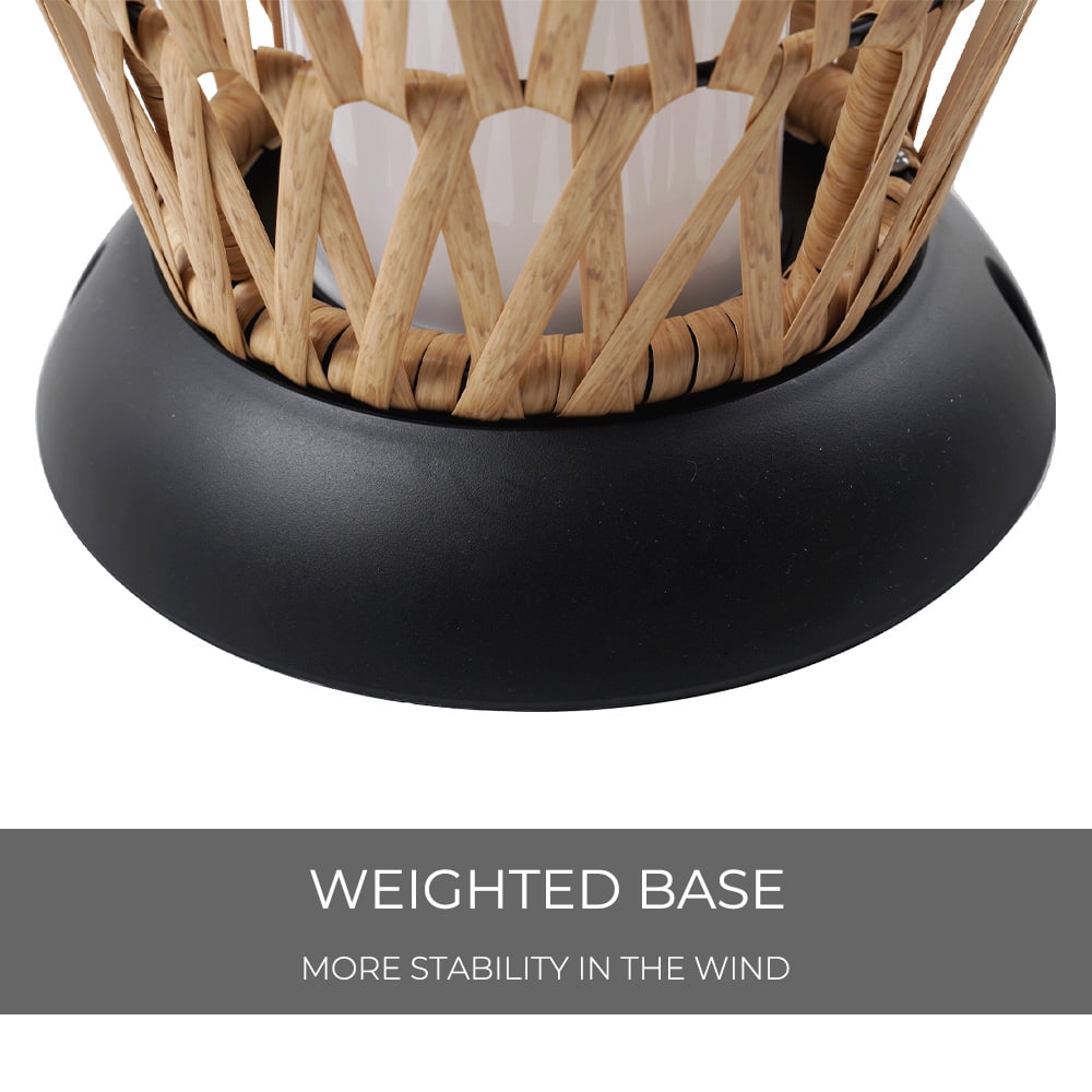 Grand Patio 29'' Solar Powered Integrated LED Outdoor Floor Lamp