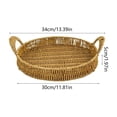 thumbnail image 3 of Fmbmuo Imitation Rattan Woven Fruit Storage Basket , Miscellaneous Basket , For Home Bathroom Bedroom Office Sundries Cosmetics Toys, 3 of 6