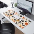 thumbnail image 2 of Long Mouse Pads for Desk,Light Halloween Pumpkins Bats and Spiders Desk Mats on Top Of Desks, Desk Mouse Pad Extra Large with 3mm Non-Slip Base and Stitched Edge for Gaming,Work,Home 31.5x11.8in, 2 of 4