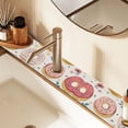 thumbnail image 2 of Yayeee Faucet Mat for Kitchen Sink 14.7" Diatomite Long Splash Guard Pad, Pink Donut, 2 Pack, 2 of 7