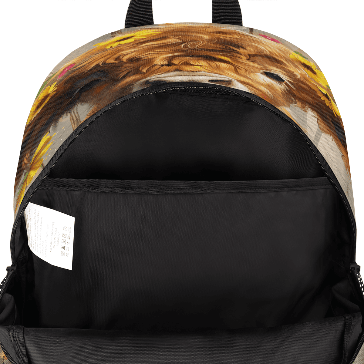 Herdesigns Highland Cow Wood Print Laptop Backpack for Women Men, 18.3 Inch Large Computer Backpacks Fashion Teacher Nurse Bag Casual Daypack for Work Travel