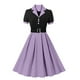 thumbnail image 1 of WILLBEST Vestidos Casuales para Mujer, Nuevos Vestidos Negros con Bordado y Costuras, Estilo Retro de Otoño, de Manga Corta, Sexys para Club Extra Grande, 1 of 2