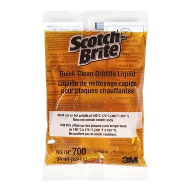 Scotch Brite Sachet de Liquide Nettoyant Rapide, Nettoyant 700 / 40 Un/unité, 1 Unité/caisse