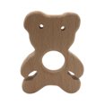 thumbnail image 2 of Regalo de La Ducha Del Juguete de La Dentición Del de La Forma Animal de Madera Natural Segura Linda Zulema  Juguete Mordedor de madera, 2 of 8