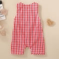 thumbnail image 4 of Kogui Baby Clothes Boy Baby Boy Girl Romper Infant Short Sleeve Romper T-Shirt Bodysuit Top 0 3 6 9 12 18 24 Months (Red,18-24 Months), 4 of 9
