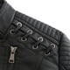 thumbnail image 5 of Chaqueta Mujer Biker Bolsillos PU Tallas grandes Moto Coat Traje de calle Ygjytge Negro T L para Mujer, 5 of 9
