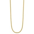 thumbnail image 6 of Auriga Fine Jewelry 24K Yellow Gold Polished and Diamond-cut 2.5 mm Solid Open Link Chain Necklace for Women 24", 6 of 6