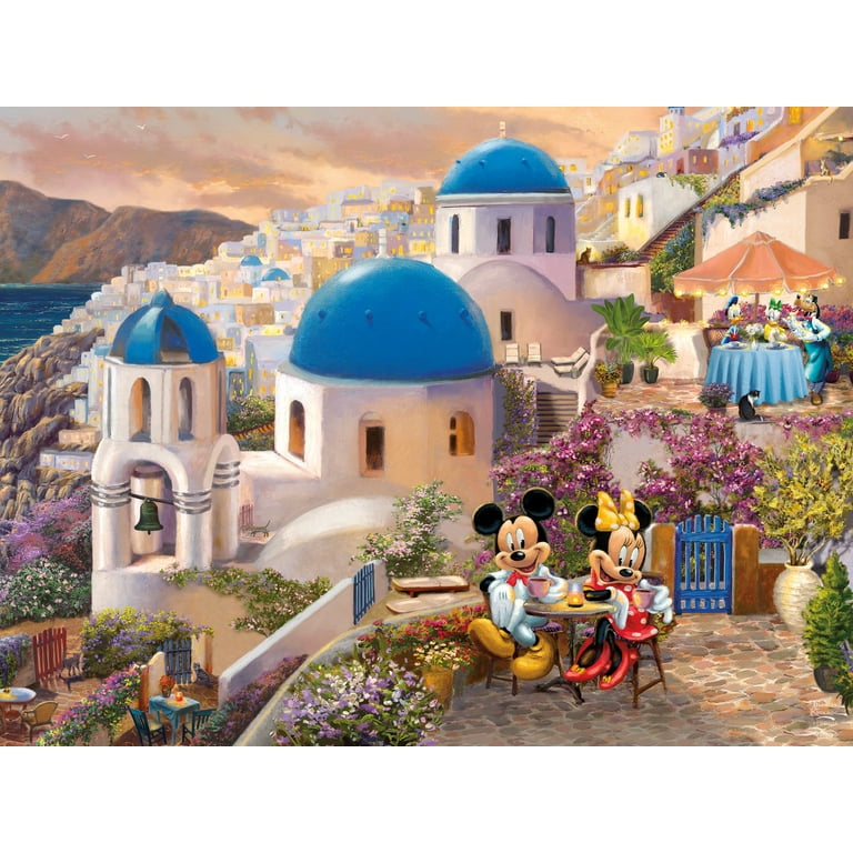 Ceaco 750-Piece Thomas Kinkade Disney Collection Mickey & Minnie