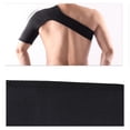 thumbnail image 4 of Adjustable Elastic Shoulder Support Brace Basketball Arm Sleeve Men Safety Sports Injury Guard Posture Corrector Back Protector, 4 of 9