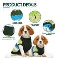 thumbnail image 5 of Kuoser Dog Sweater Warm Pet Knitwear Soft Winter Clothes for Dogs and Cats, Green, XS, 5 of 9