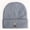 Gray, variant on Skateboarding Duck Embroidered Acrylic Knit Beanie, Unisex High Stretch Heavy Weight Winter Hat, Ideal Novelty Gift for Men & Women