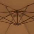 thumbnail image 5 of Island Umbrella Victoria 13-ft Octagonal Cantilever Patio Umbrella with Valance in Stone Sunbrella® Fabric, 5 of 9