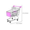 thumbnail image 2 of FUTUREORYY 1Pc Iron Food Presentation Holder Basket with Trolley Design for Bar Snacks Storage, 2 of 8