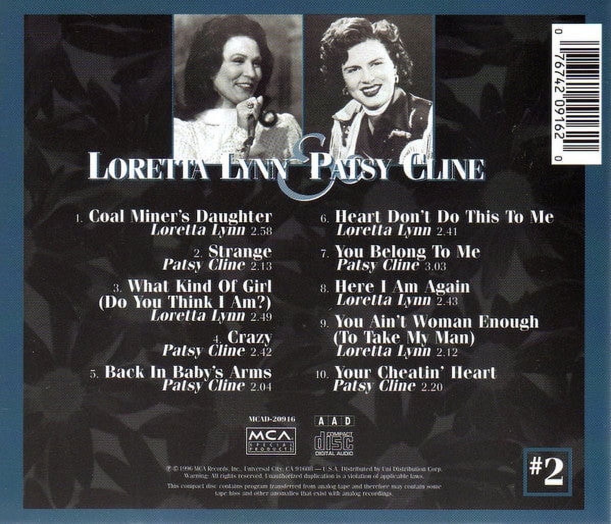 Patsy Cline, Loretta Lynn - On Tour #2 (CD) - image 2 of 3