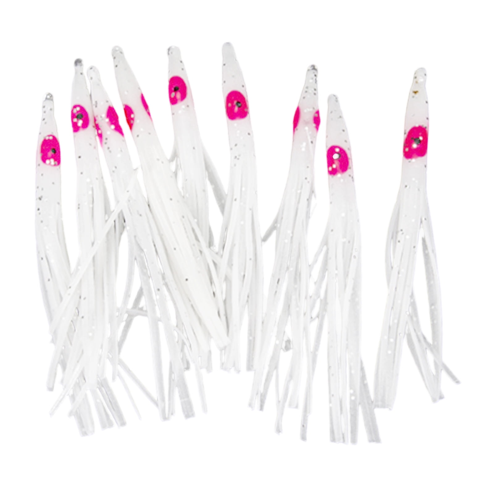 10Pcs Fishing Squids Skirts Octopuses Lure Soft Fishing Baits Saltwater Trolling Lure Artificial Baits Fishing Tackle
