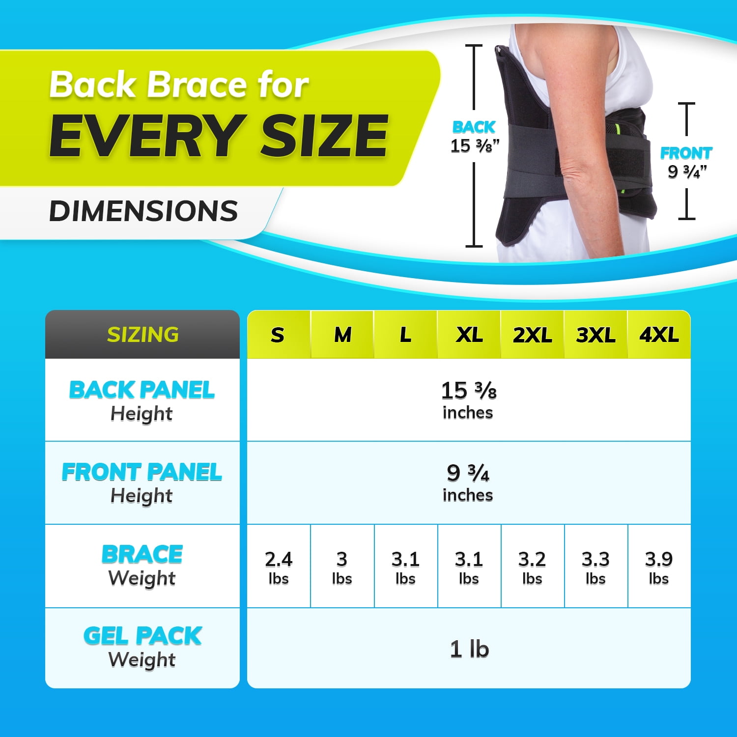 BraceAbility LSO Back Brace, Adjustable Lumbar Support Belt for Lower Back Pain Relief and Posture Stabilization, Medium
