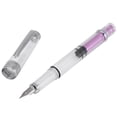 thumbnail image 5 of Qiilu 0.5 Fountain Pen, Transparent Fountain Pen,4Pcs 0.5mm F Point Transparent Fountain Pen Stationery Supplies for Office Home Daily Writing, 5 of 5