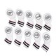 thumbnail image 2 of Paquete de 10 fundas para palos de golf, fundas impermeables para wedges de golf y fundas para hierros de golf. Blanco, 2 of 9