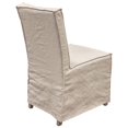 thumbnail image 4 of Nova Lifestyle Sonoma 2-Pack Dining Chairs with Wood Legs and Sand Linen Removable Slipcover, 4 of 8