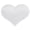 White, variant on Suodoka Red Sponge Heart-Shaped Confetti for Wedding Valentine's Day Anniversary Party Decorations, 500 Pieces per Bag, Elegant Mini Romantic Table Scatter Decor Accessories (1.3 inches / 3.2 cm)