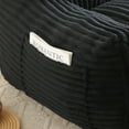 thumbnail image 4 of Jopath Giant Bean Bag Chair,Giant Plush Bean Bag Chair For Adults With Armrests And Footstool,Cozy Fluffy Cloud Mini Couch For Living Room, Bedroom & Dorm Black, 4 of 8