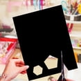 thumbnail image 3 of Bright Color Card Stock Paper, 65lb. 8.5 X 11 Inches - 50 Sheets Per Pack (Black), 3 of 5
