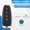 thumbnail image 7 of Easy to Use Smart Proximity Key Fob Replacement Fits for Ford Explorer Edge 2011-2015 Flex Taurus 2013-2019 Expedition 2015-2017 Lincoln MKS MKT MKX Navigator Keyless Entry Remote Control 315 Mhz, 7 of 7
