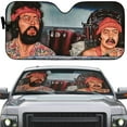thumbnail image 2 of 3D Cheech Chong Windshield Sunshade Universal Fit Cars Suv Truck, 2 of 6