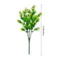 thumbnail image 4 of Yhmxh manojos de flores artificiales para exteriores, ideales para macetas, arbustos de follaje artificial resistentes a los rayos UV con vibrantes flores, plantas que no se decoloran, perfectas pa, 4 of 6