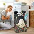 thumbnail image 5 of Yayeee Freestanding Laundry Hamper with Handle Collapsible Large Storage Basket for Clothes, Happy Ghost, 5 of 7